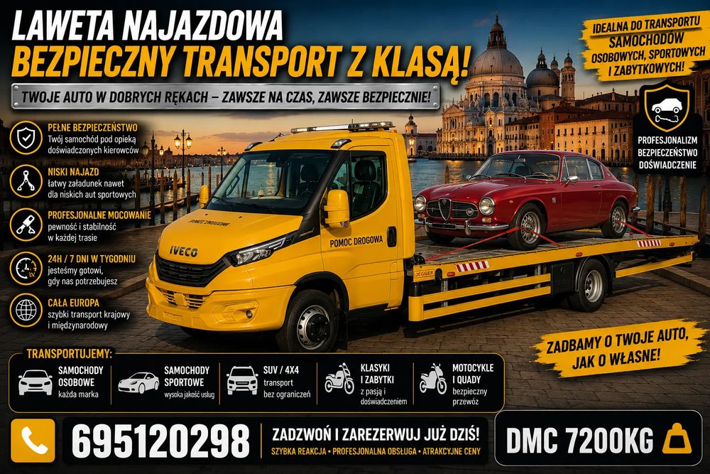Iveco Daily Autolaweta z zapadniami do aut dostawczych