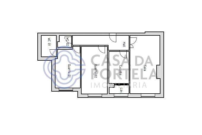 Apartamento T2 pronto a habitar, em Valadares | Perto da Estação de Co - Grande imagem: 2/25