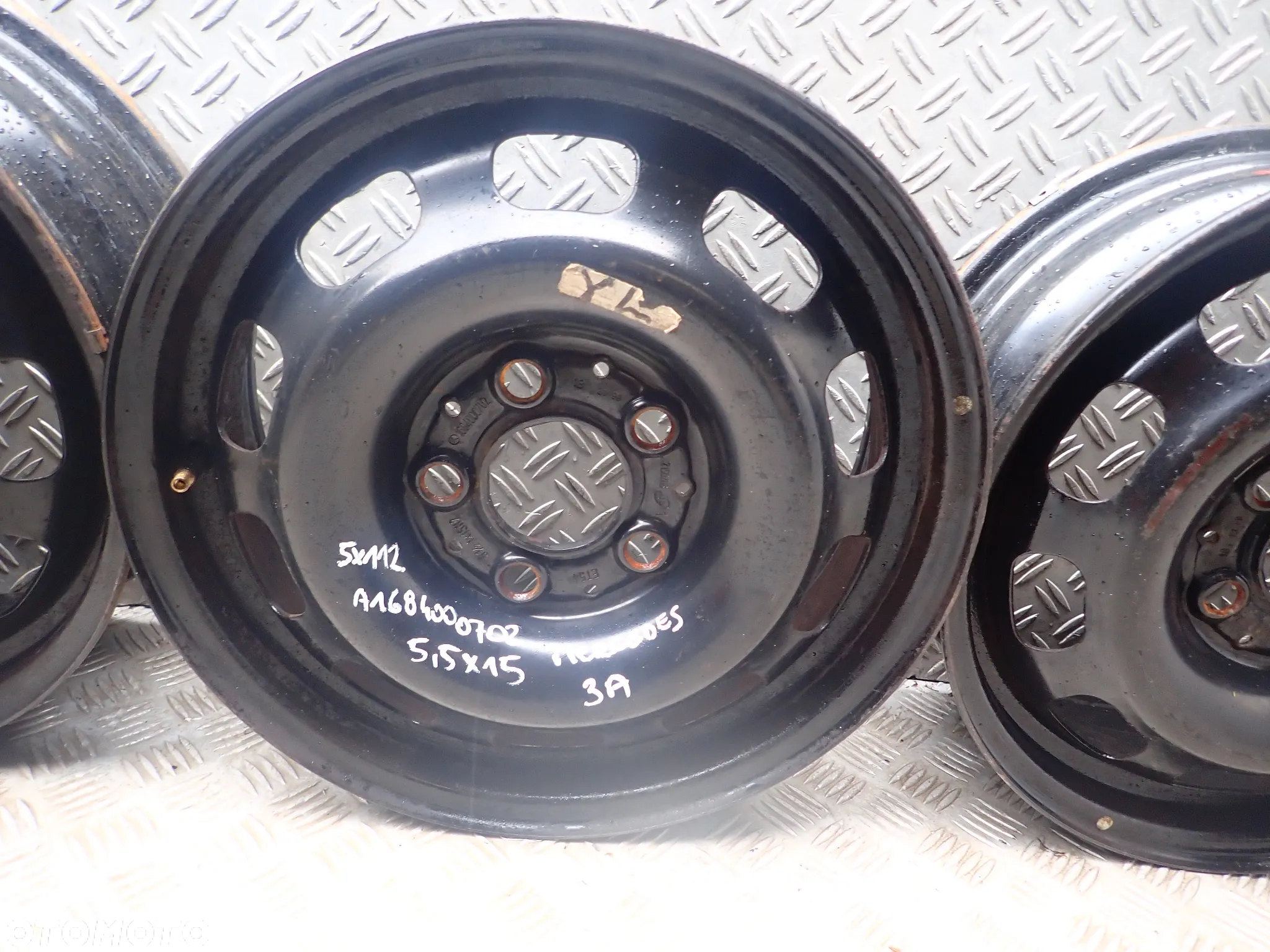 FELGI STALOWE MERCEDES 5X112 5,5X15 A1684000702 RADOM - 4