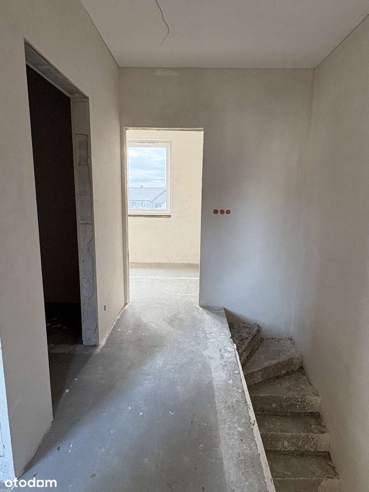 Segment z ogródkiem do wykończenia 77m2 | spokojna okolica, Bieniewice-6