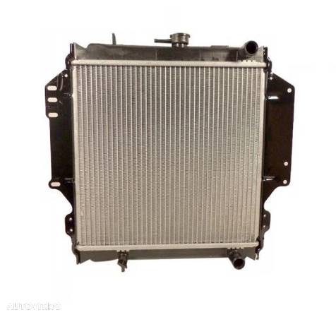 Radiator racire Suzuki Samurai, 10.1984-08.1989, motor 1.3, 47 kw, Samurai, 08.1989-1998, motor 1.3, 44 kw, benzina, cutie manuala, cu/fara AC, 375x368x22 mm, SRLine, aluminiu brazat/plastic - 1