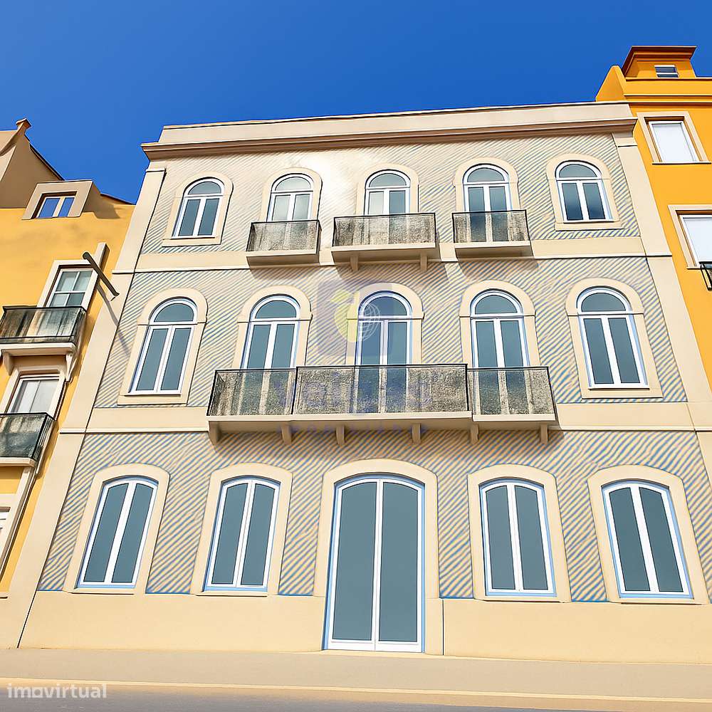 Apartamento T2 com terraço com duas frentes ao nível do RC no empreend - Grande imagem: 1/23