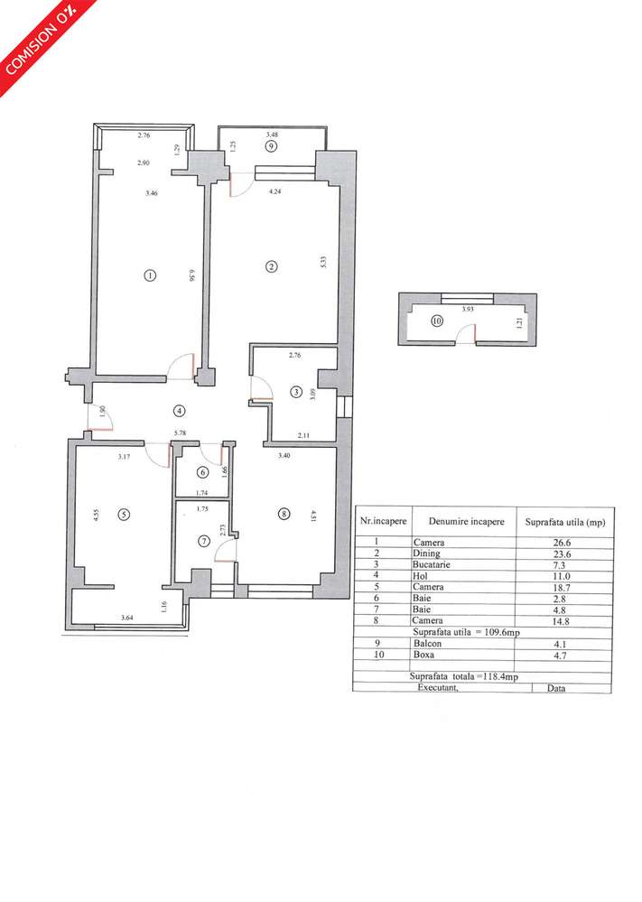 #Preț final: 4 camere · vedere la mare | Faleză Nord · Santa Maria Bay-19