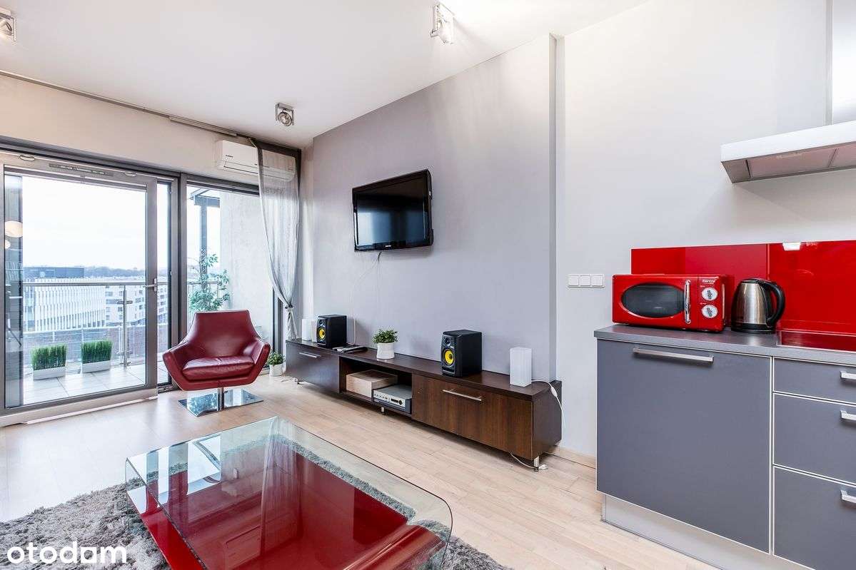 Widokowe z wydzieloną sypialnią! Wiślane Tarasy!-14