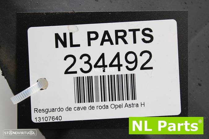 Resguardo de cave de roda Opel Astra H 13107640 - 6
