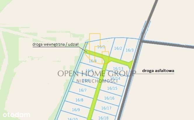 Działki pod budowę domu / mpzp / A4 - Pełny obrazek: 1/4