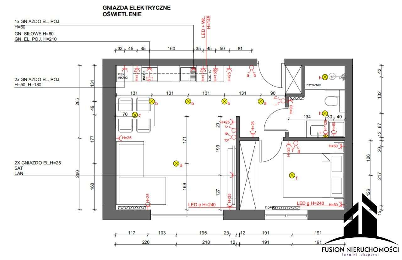 Funkcjonalne mieszkanie typu loft | 42,93 m² | Rud-11