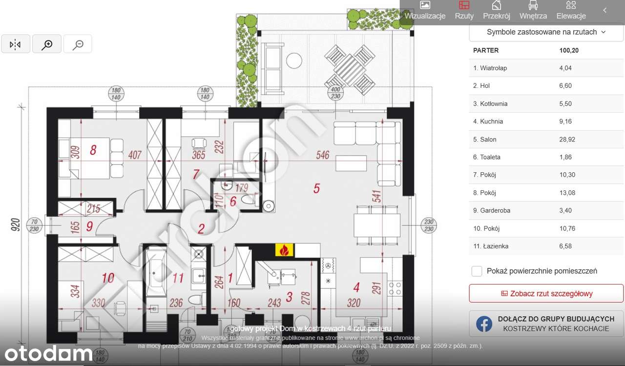 Parterowy dom wolnostojący - Konarskie, gm. Kórnik!-9