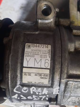 compresor ac clima opel corsa e 1.3cdti euro 6 b13dte 13447214 - 3