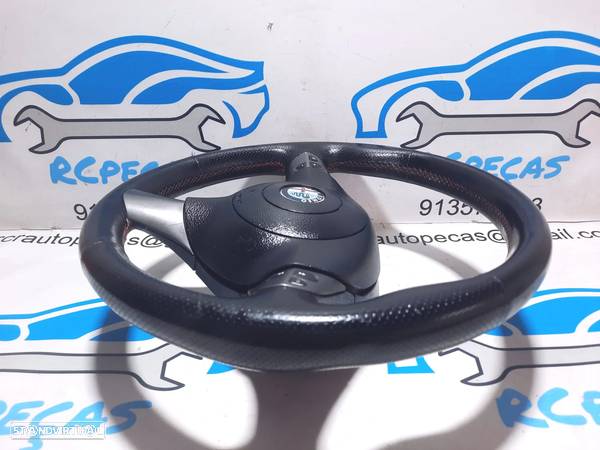 VOLANTE GUIADOR COMPLETO ALFA ROMEO GT 937 T097A000623 ALFA 147 156 PELE PERFURADA AIRBAG COMANDOS MULTIFUNÇÕES CONTROLO - 2