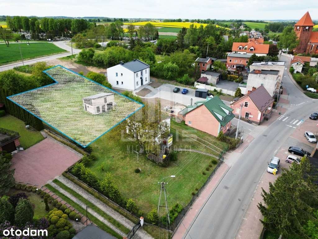 W centrum Skórcza pod zabudowę bliźniaczą - Pełny obrazek: 2/4