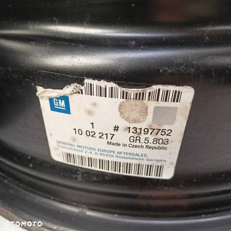 Felgi 5x110 15 Opel Astra Meriva Zafira 4szt (E9610) - 8