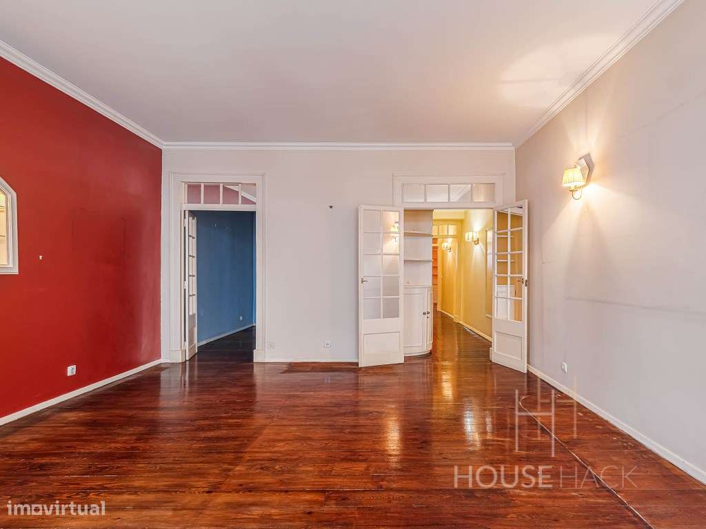 Apartamento T3 com logradouro na Rua de São Bento-6