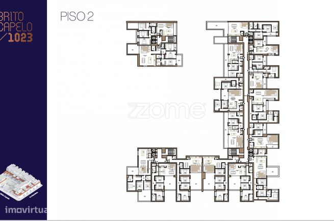 Apartamento T3 - Brito Capelo 1023-13