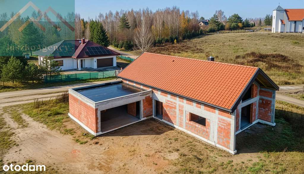 Domy w Różnowie.Stan surowy otwarty, duża działka - Pełny obrazek: 4/20