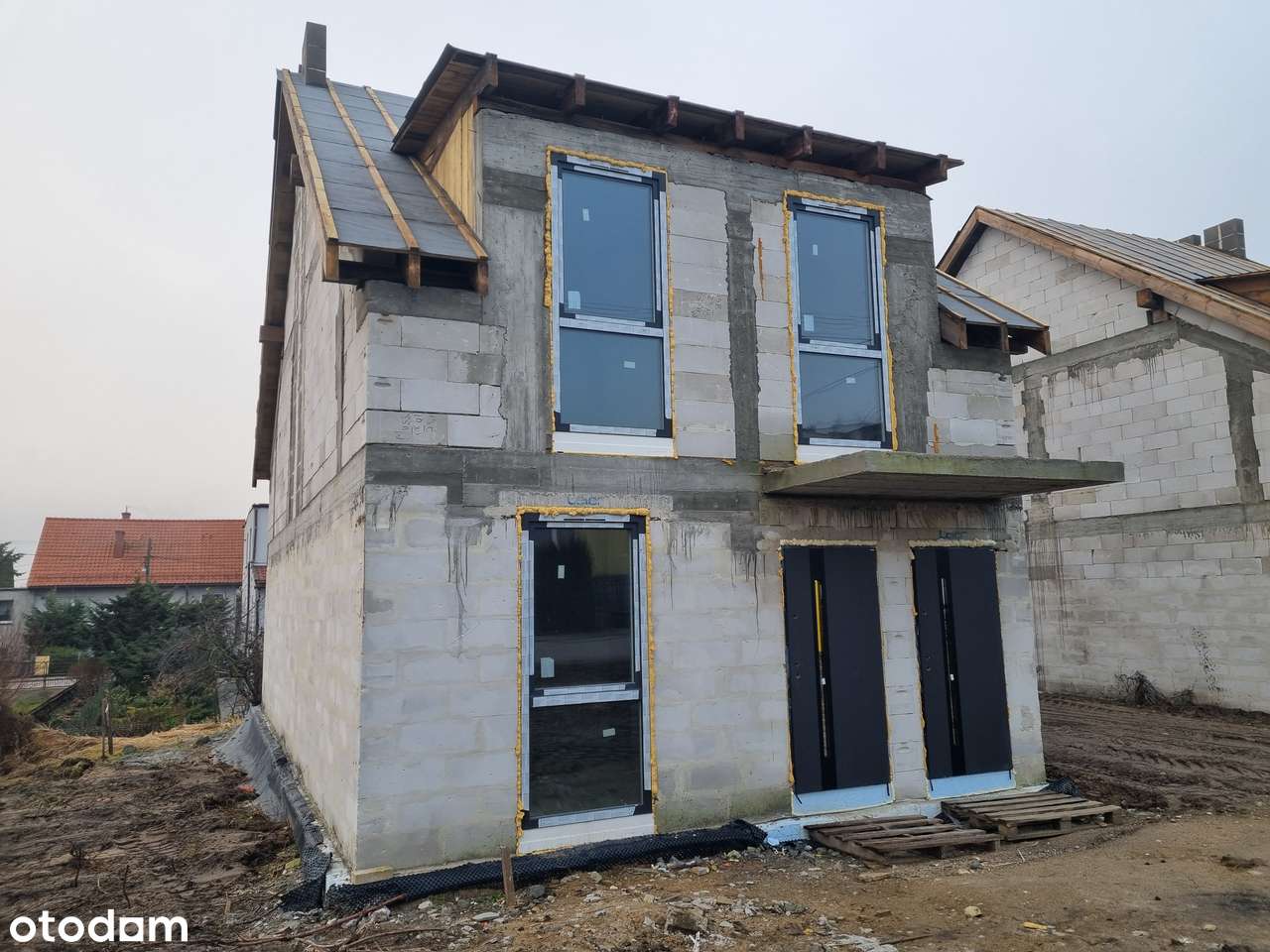 Barczewo _ Surowy zamknięty _  OKAZJA ! Jednorodzinny lub dwurodzinny - Pełny obrazek: 4/19