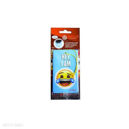 Odorizant auto pentru oglinda AirFlair Emoji Hey I Am Laughing Tears , 8 inch, 11,2x6,5x0,2 cm - 1