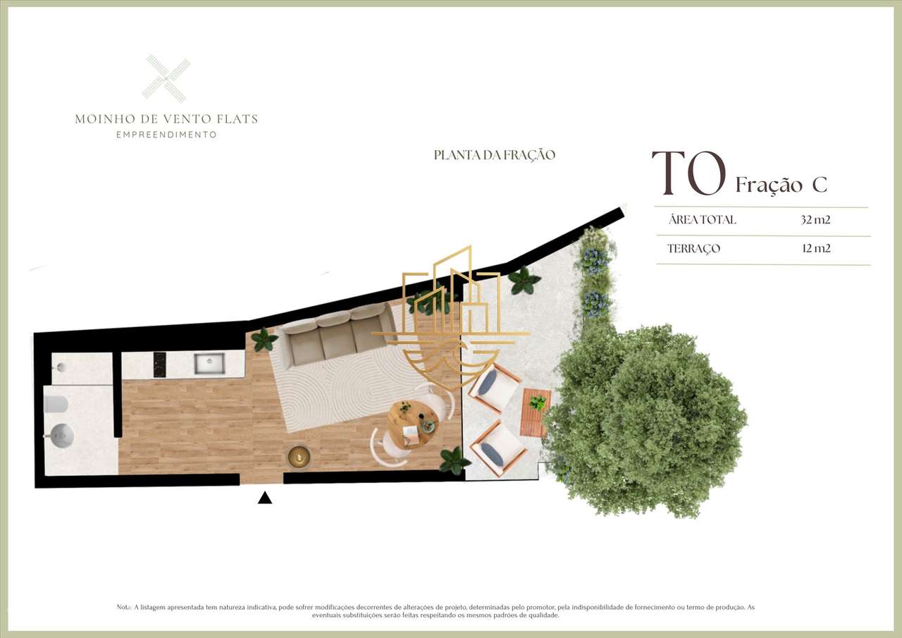 MOINHO DE VENTO FLATS — T0 com terraço em Leça da Palmeira-9