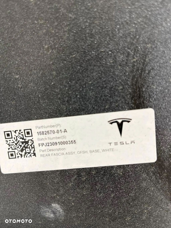 Tesla 3 2023 Zderzak tył tylny 1582570-01-A - 14