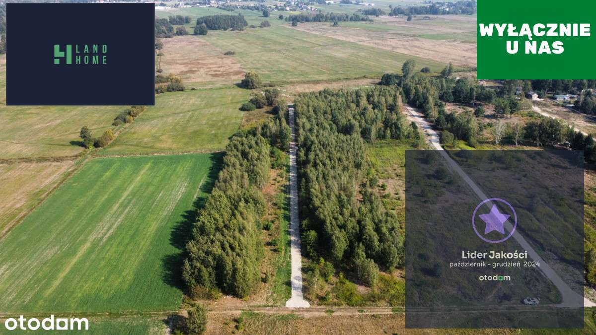 Działki budowlane w spokojnej okolicy, 10min do S2-0