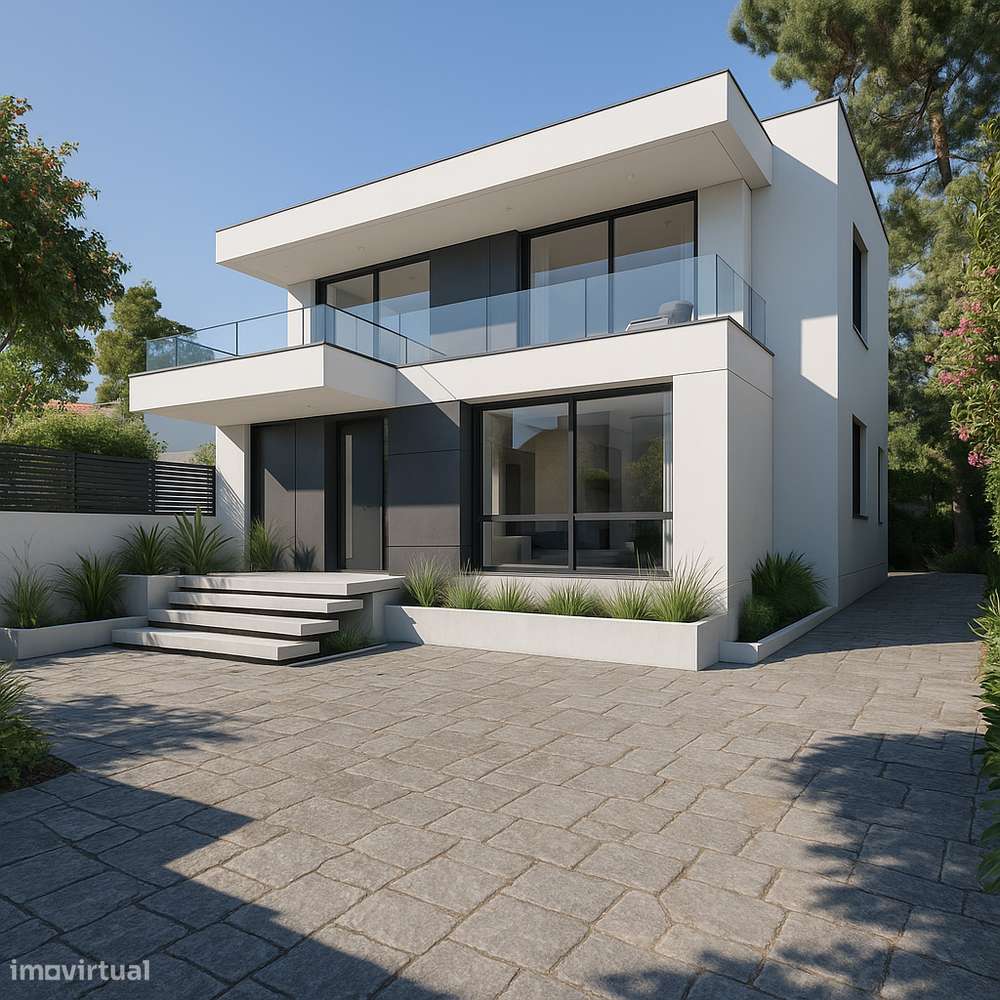 Moradia para recuperar no centro do Estoril, com piscina e vista mar-45