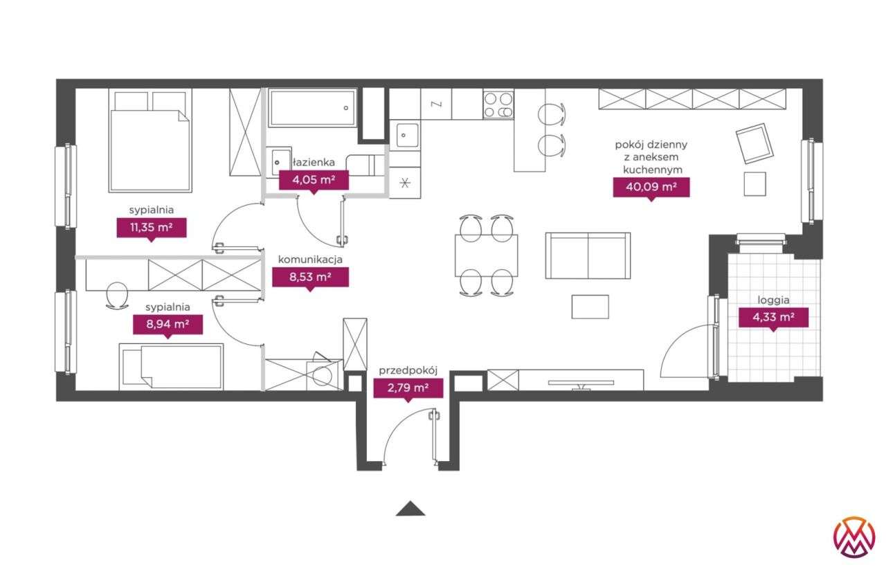 Fzuja | Apartament 3 pok, msc.park, klimatyzacja!-14