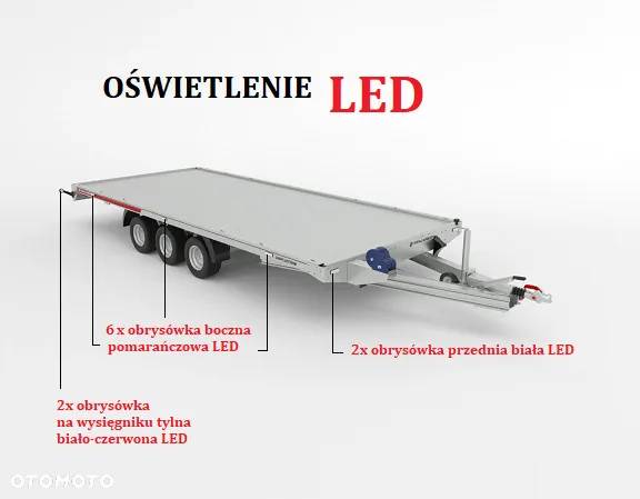 TEMARED CARPLATFORM 5121/3 3500kg FULL ALU podłoga alu +LED - 2