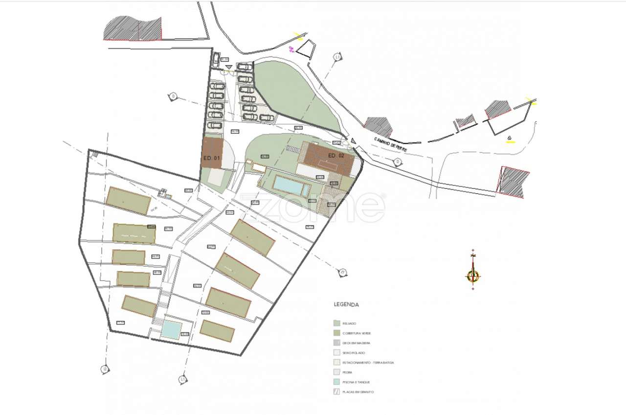PROJETO ALDEAMENTO TURISTICO, AFIFE, VIANA DO CASTELO - Grande imagem: 3/27