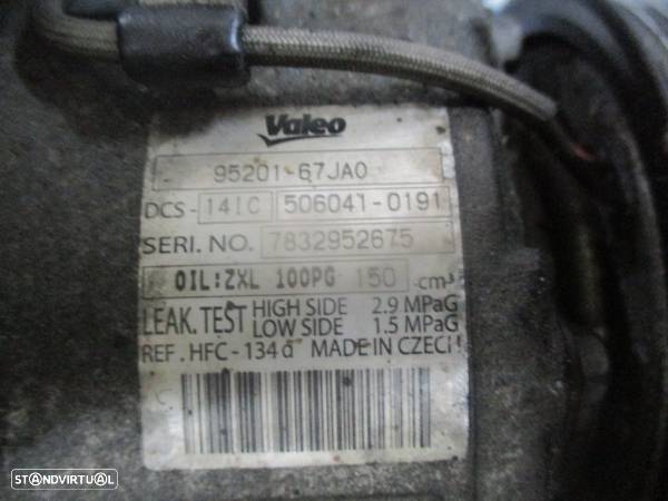 Compressor AC 9520167JAO  5060410191 SUZUKI GRAND VITARA 2007 1.9 D DDIS      5P PRETO DIESEL VALEO - 4