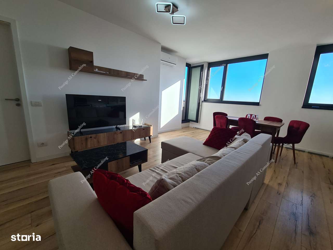 ISHO - Apartament spatios cu 2 camere la etajul 17 - prima inchiriere - Imagine principală: 2/12