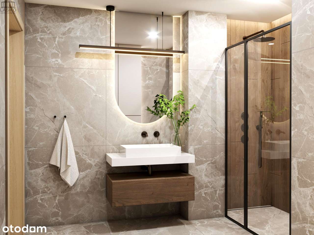 Mieszkanie z dwoma balkonami w centrum miasta-5