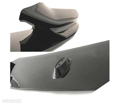 SPOILER LIP FRONTAL PARA BMW F10 F11 10- LOOK M-PERFORMANCE PRETO BRILHANTE - 3