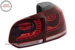 Stopuri FULL LED VW Golf 6 VI (2008-2013) R20 Design Semnal Secvential Dinamic- livrare gratuita - 5