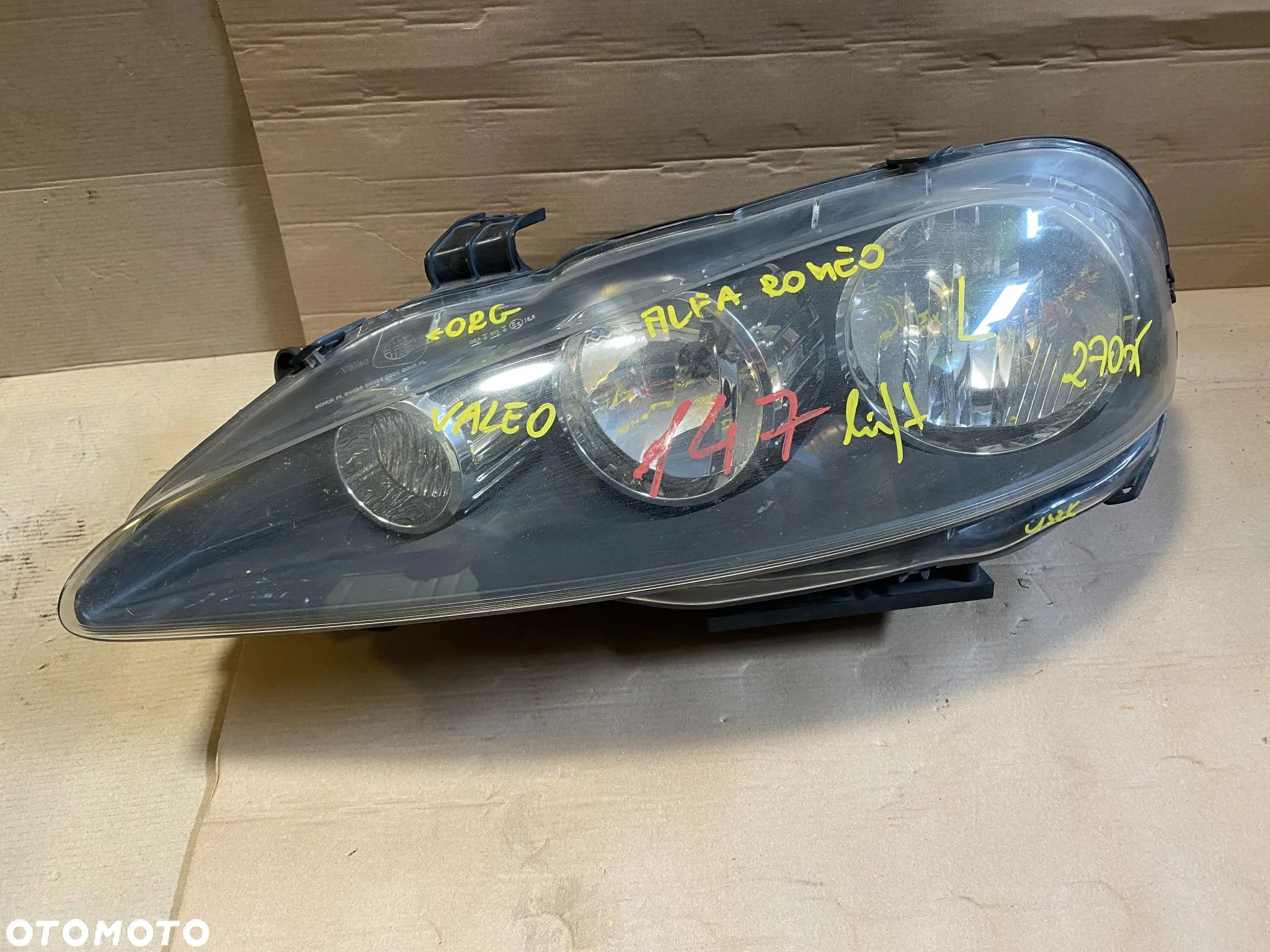 Lampa Alfa Romeo 147 lift lewa OE - 1