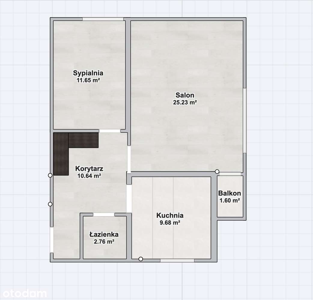 ciche mieszkanie, cegła, grube mury blisko centrum-4