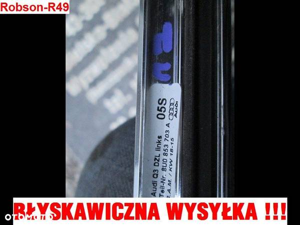 LISTWA 8U0 8U0853703A DACHOWA CHROM LEWA AUDI Q3 - 2