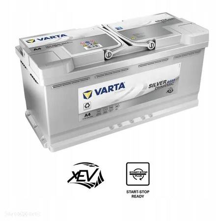 Akumulator Varta SilverD AGM 12V 105Ah 950A START STOP MOŻLIWY DOWÓZ MONTAŻ - 2