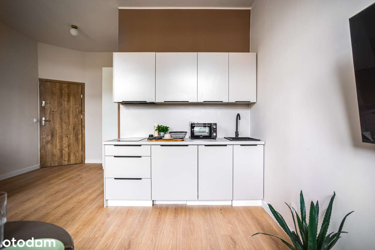 Duża kawalerka 23 m2 | Rynek Łazarski | Pet Friendly | AGD ze zmywarką - Pełny obrazek: 5/7