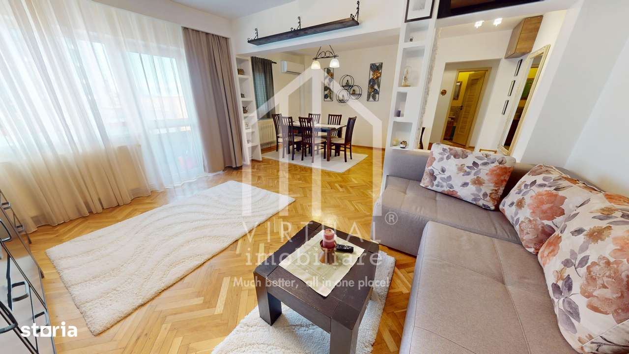 Ap cu 3 camere, 80mp utili+balcon, pivnita,renovat, Cal. Dumbravii - Imagine principală: 4/20