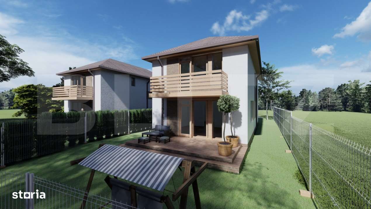 Oportunitate! Proiect in executie ! Casa individuala, 4 camere, 3 bai, - Imagine principală: 3/6