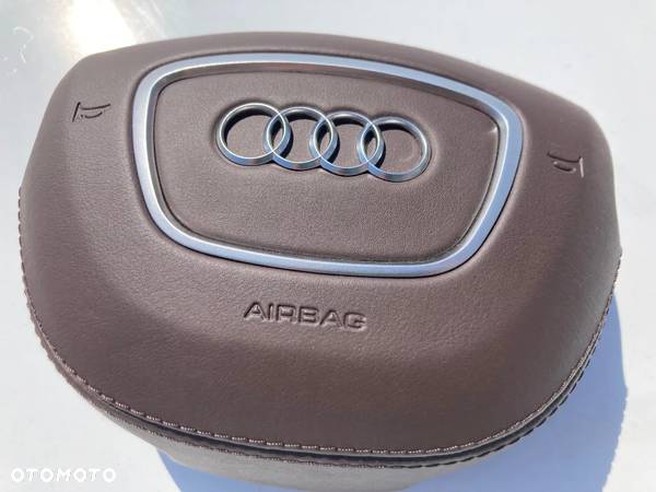 AUDI A8 4H0 D4 A6 A7 4G0 C7 PODUSZKA POWIETRZNA KIEROWCY SKÓRA SKÓRZANA AIRBAG SRS AIR ABG Okazja Sprawdź Raz2 !!! - 8