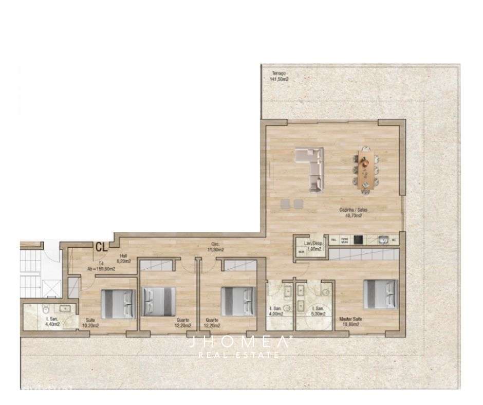 Apartamento T4 - Valley Place, Forca, Aveiro-7