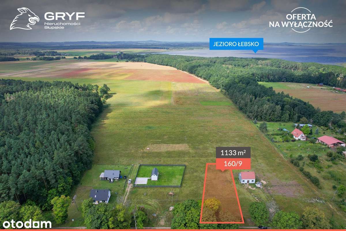 Działka budowlana z pełnym uzbrojeniem k.Łeby - Pełny obrazek: 1/20