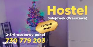 Pokój hostel Warszawa-Sulejówek. 1 dzień Gratis