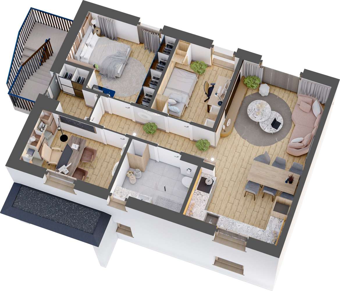 Słoneczny Nowy Otok | mieszkanie 4-pok. | 15F - Pełny obrazek: 4/14