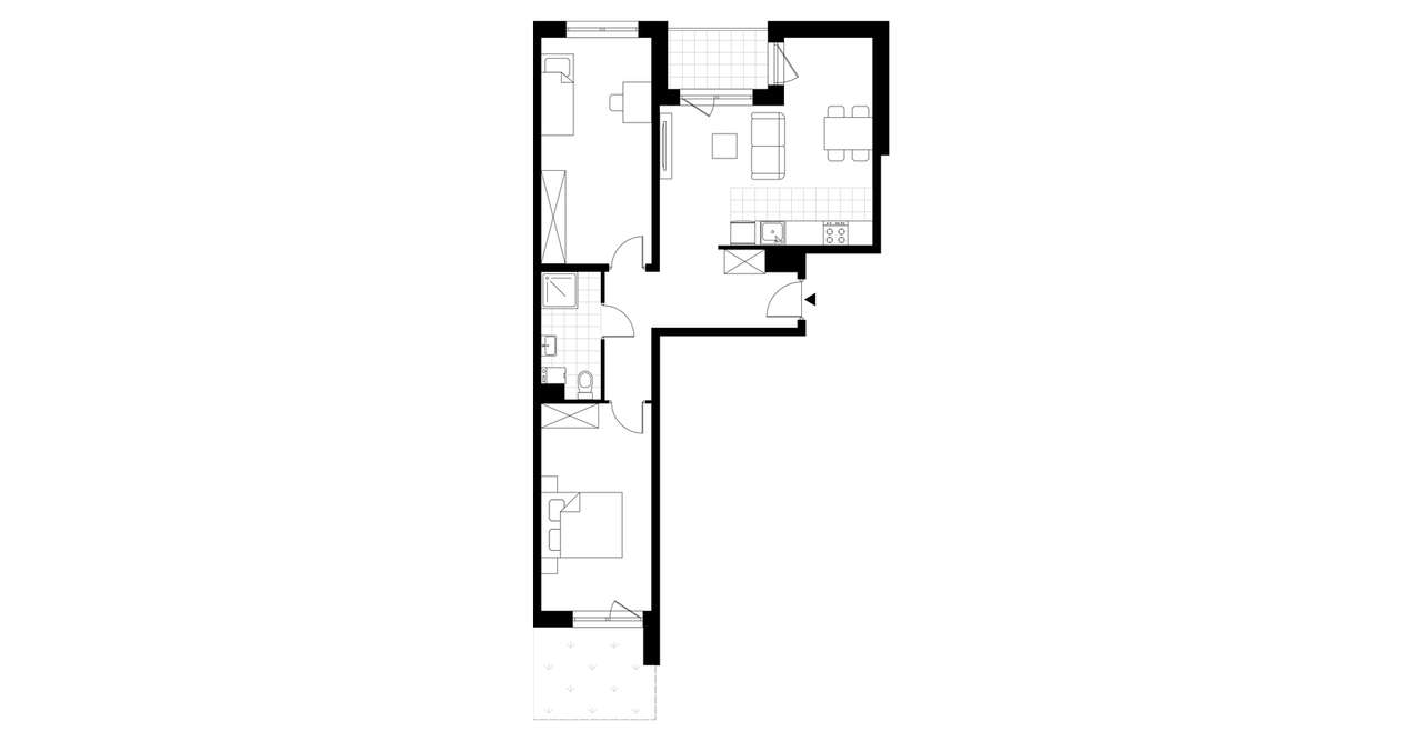 Jeleniogórska 5 | mieszkanie 3-pok. | A-07 - Pełny obrazek: 4/9