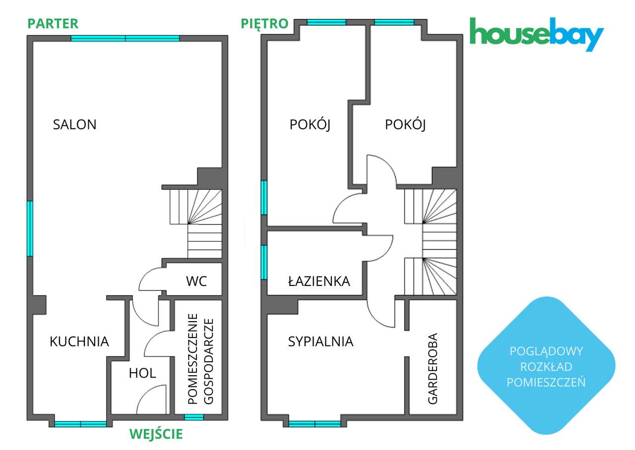 Piękny skrajny segment domu z ogrodem 500 m2-19