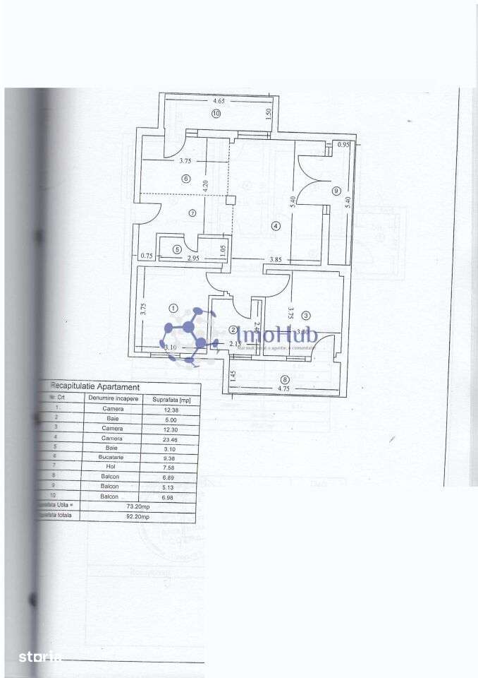 Apartament 3 camere, 92 mp, Cuibul Verde – Copou - Imagine principală: 3/14