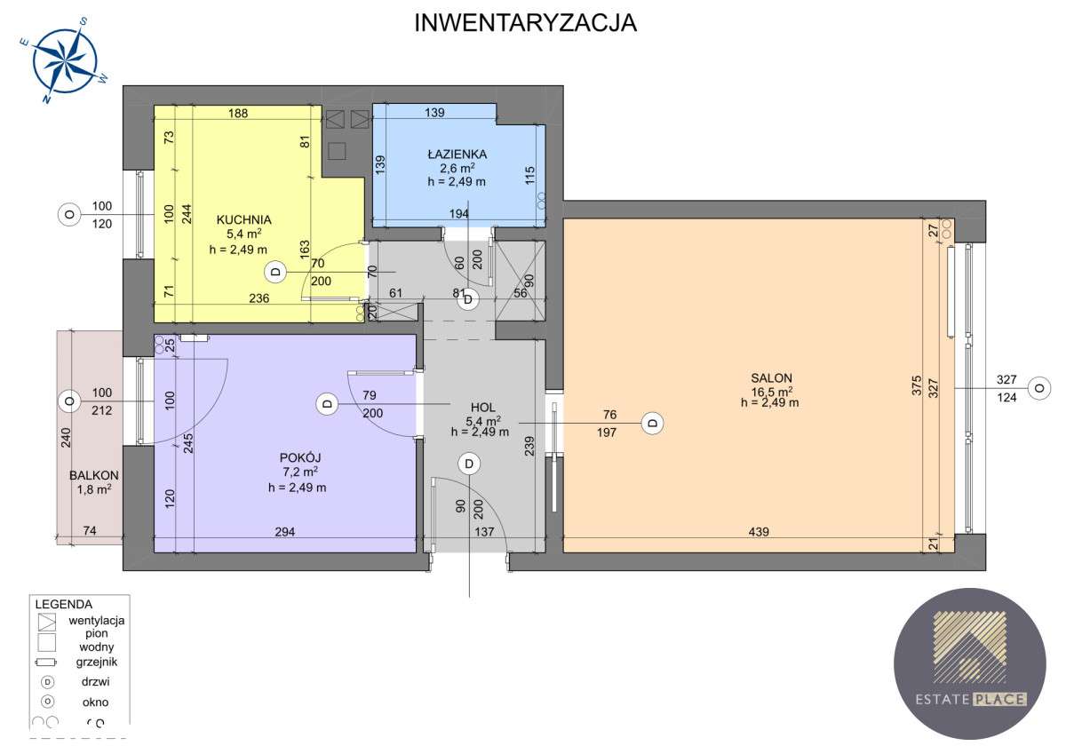 2 Pok | Ciche | Balkon | Parki | Metro M2-11