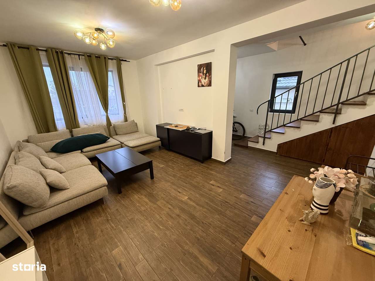 Duplex Bragadiru Cu Panouri Solare Centrala Proprie Strada Topaz Teren - Imagine principală: 4/20